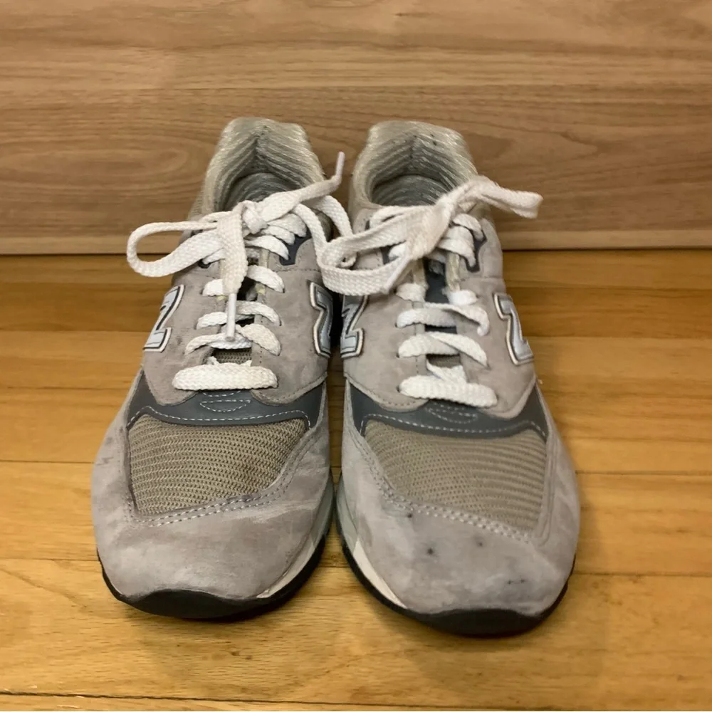 New Balance 998 Men's Grey Sneakers - Size 7